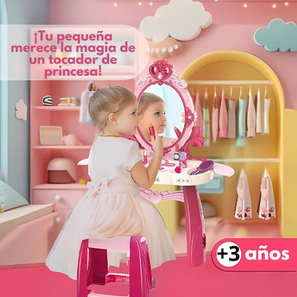 Tocador magico De Princesa, el regalo que tu hija amara🎁